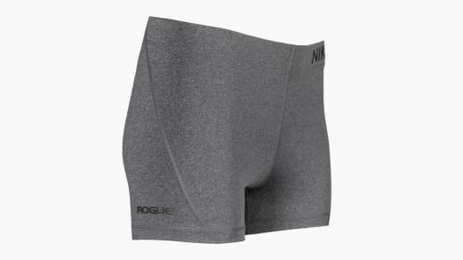 Rogue Nike Women's Pro Compression Shorts - Charcoal Heather